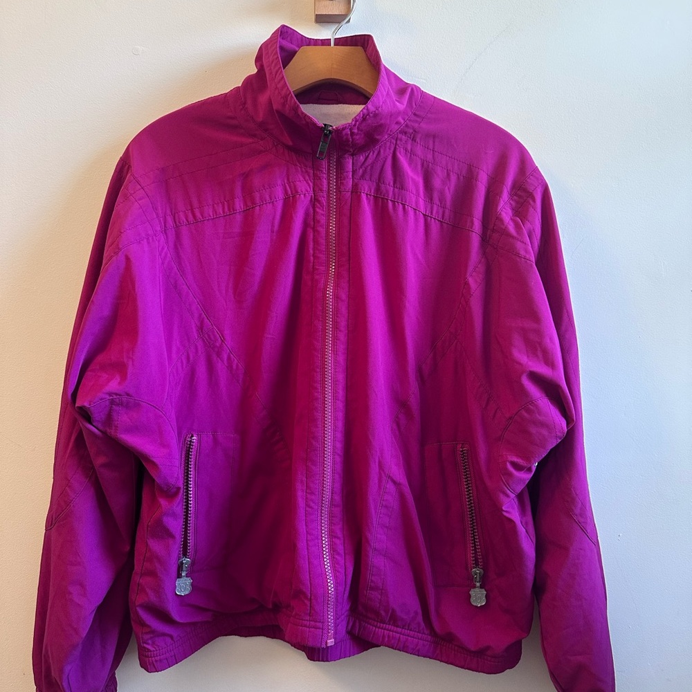 Kaelin Hot Pink Women's windbreaker style Jacket